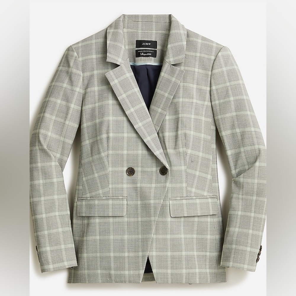 NWT JCREW Devon Blazer in Italian Stretch Wool Blend